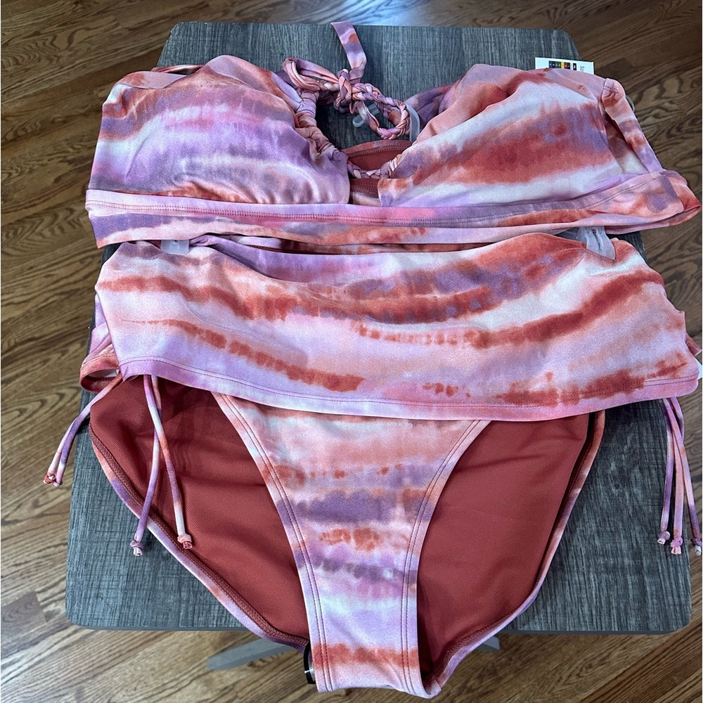 Plus Size Two Piece Mid-Rise Bikini 👙 Swimsuits.